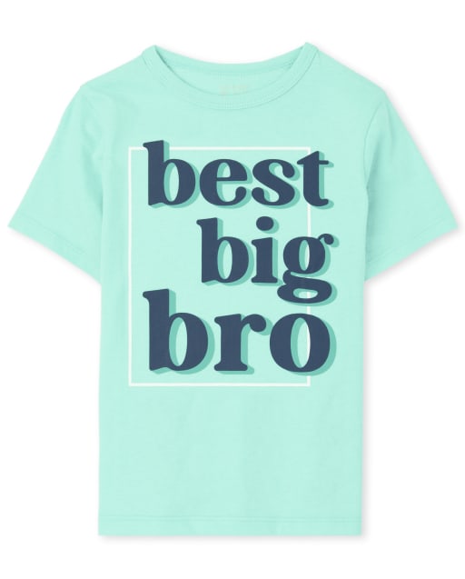 Baby And Toddler Boys Short Sleeve Best Big Bro Graphic Tee