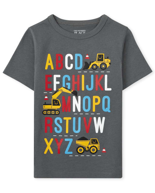 Toddler Boys Alphabet Graphic Tee