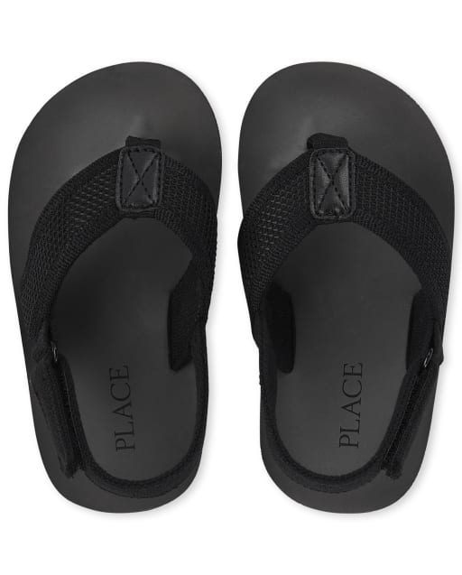 Toddler Boys Mesh Flip Flops