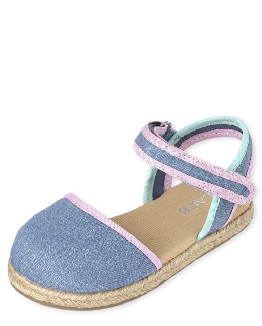 Toddler Girls Denim Espadrilles