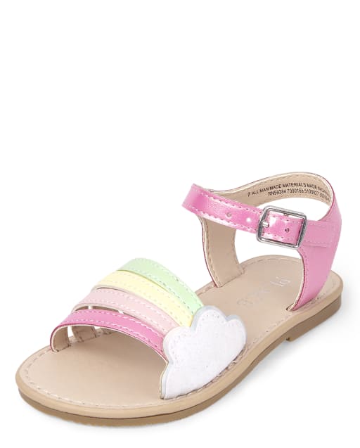 Toddler Girls Rainbow Sandals