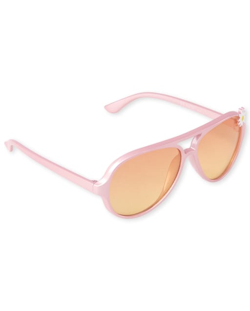 Toddler Girls Daisy Aviator Sunglasses