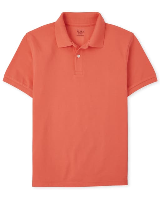 Boys Uniform Pique Polo