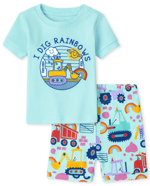 Baby Rainbow Snug Fit Cotton Pajamas