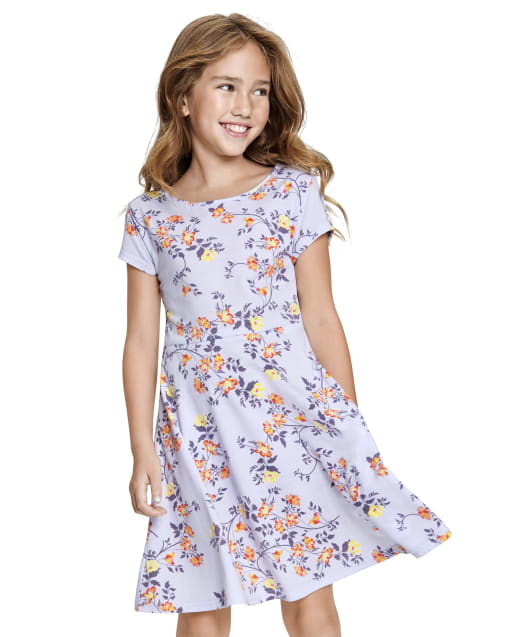 Girls Print Everyday Dress