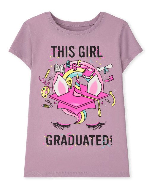 Girls Graduated Graphic Tee