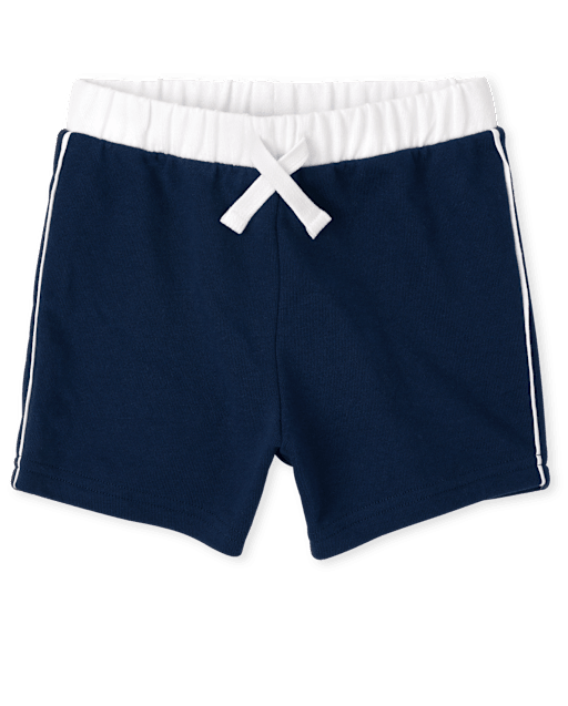 Baby And Toddler Boys Piped French Terry Shorts