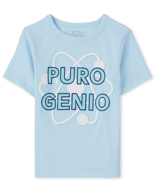 Camiseta con gráfico Puro Genio para bebés y niños pequeños