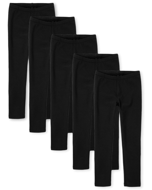 Girls Leggings 5-Pack - Plus