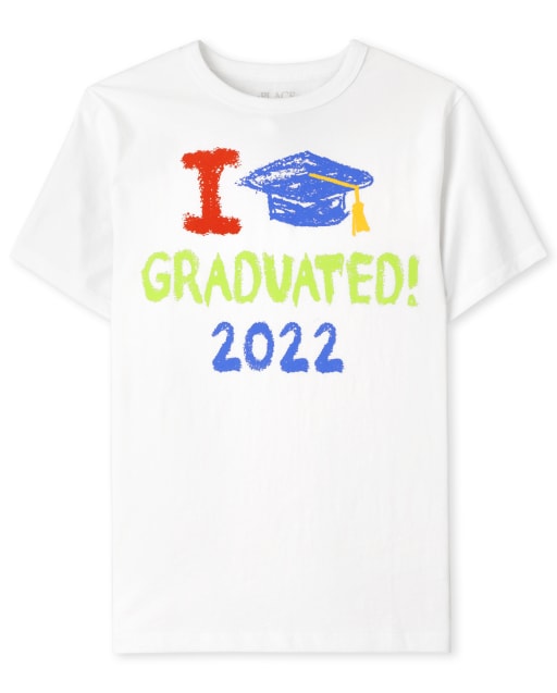 Unisex Kids Short Sleeve Graduation Graphic Tee