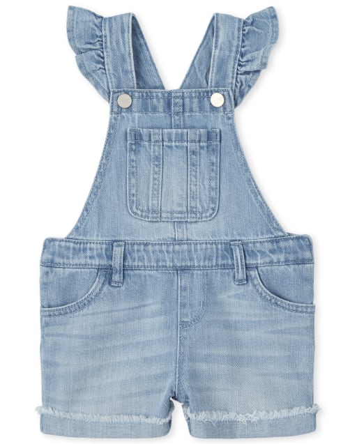 Baby And Toddler Girls Ruffle Shortalls