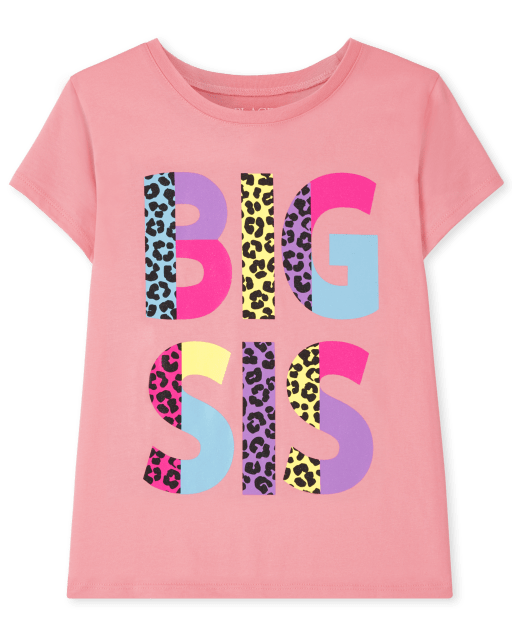Girls Big Sis Graphic Tee