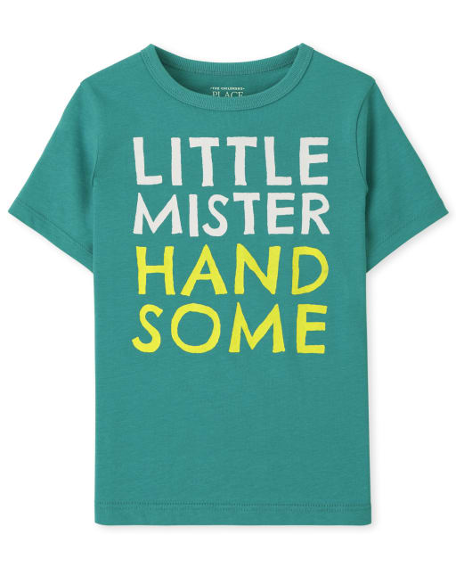 Baby And Toddler Boys Handsome Graphic Tee