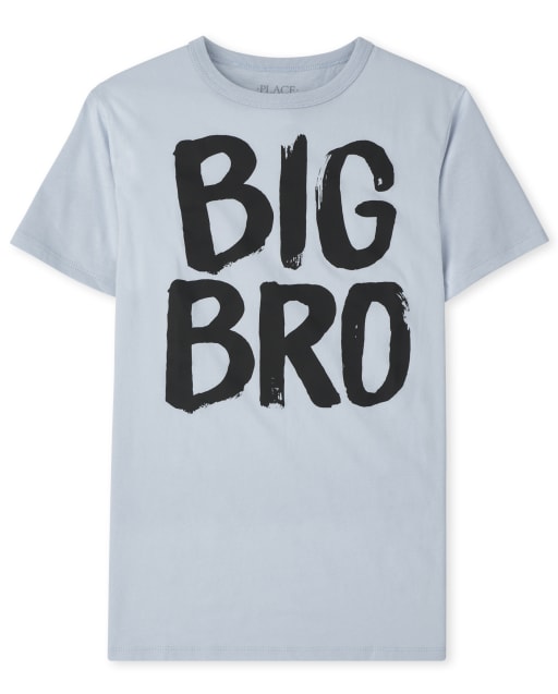 Camiseta de manga corta con gráfico Big Bro de la familia a juego para niños
