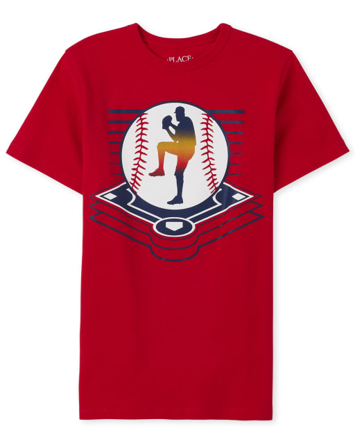 T-shirt graphique de baseball pour garçon