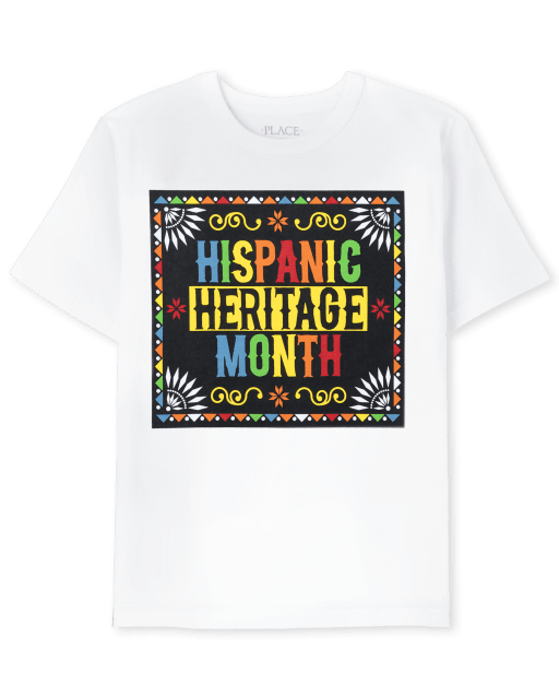 Unisex Kids Short Sleeve Spanish Heritage Graphic Tee