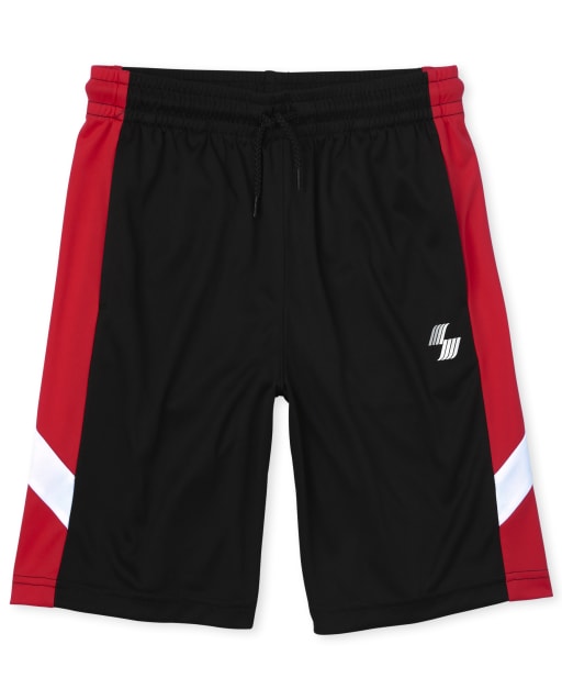 Boys Side Stripe Performance Basketball Shorts