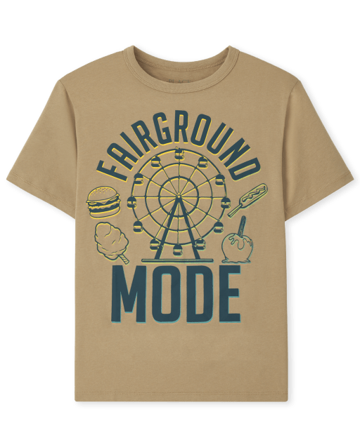 Camiseta de manga corta con gráfico Fairground Mode para niños