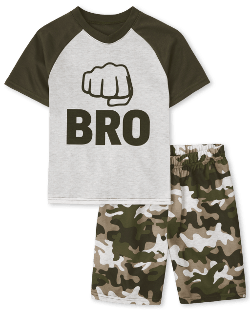 Boys Camo Pajamas