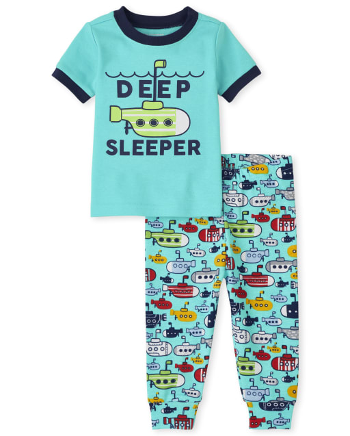 Pyjama Bébé Et tout-petit Submarine Snug Fit en coton