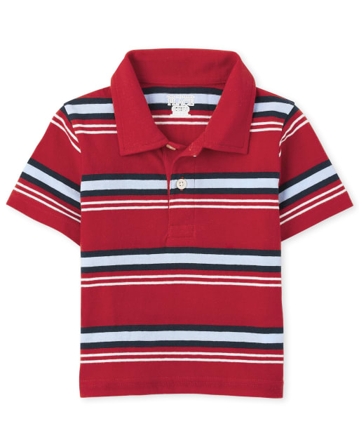Baby And Toddler Boys Striped Polo