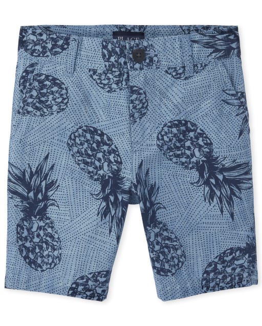 Boys Pineapple Chino Shorts