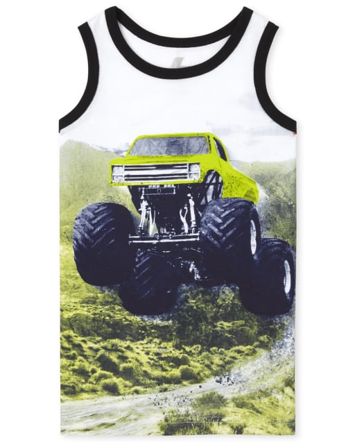 Boys Mix And Match Sleeveless Graphic Tank Top