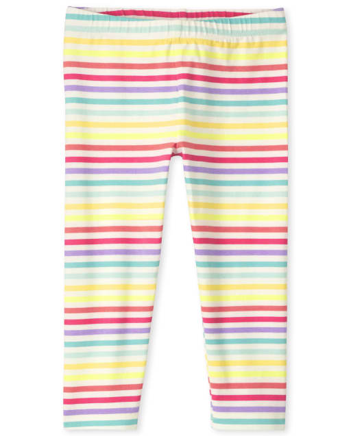 Girls Print Capri Leggings