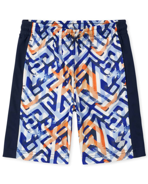 Boys Print Performance Basketball Shorts