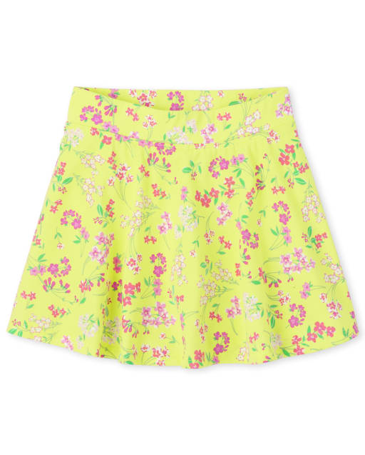 Girls Print Skort