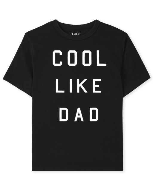 Unisex Kids Matching Family Short Sleeve Cool Like Dad Graphic Tee