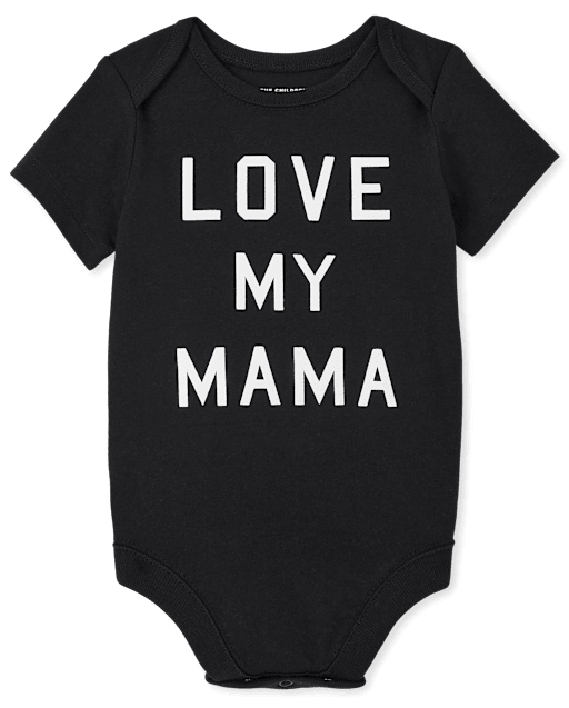 Baby Matching Family Love My Mama Graphic Bodysuit