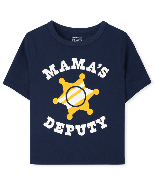 Baby And Toddler Boys Deputy Graphic Tee