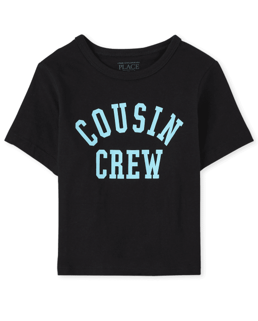Baby And Toddler Boys Short Sleeve Cousin Crew Graphic Tee