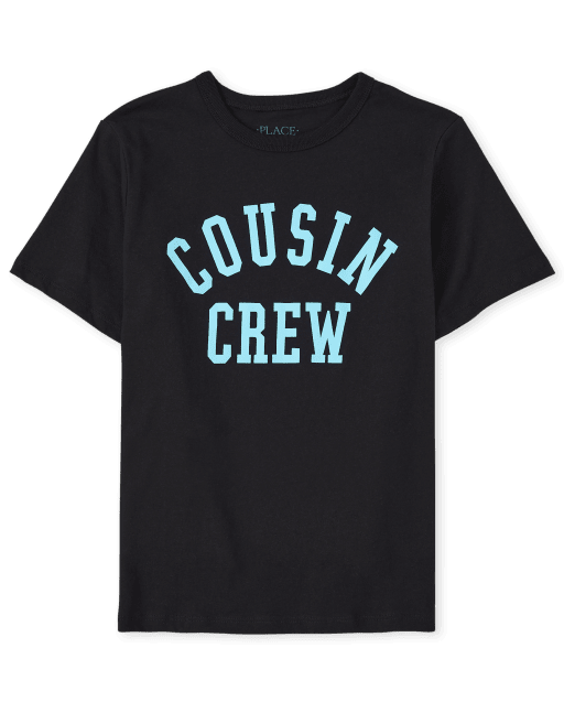 Boys Short Sleeve Cousin Crew Graphic Tee