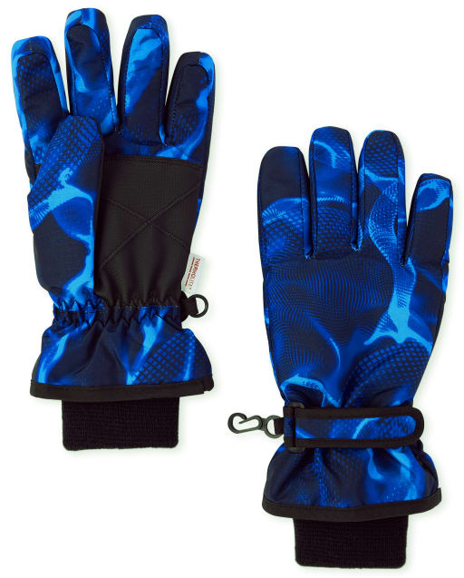 Boys Marble Glacier Fleece Gloves