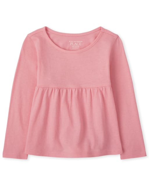 Baby And Toddler Girls Long Sleeve Empire Top