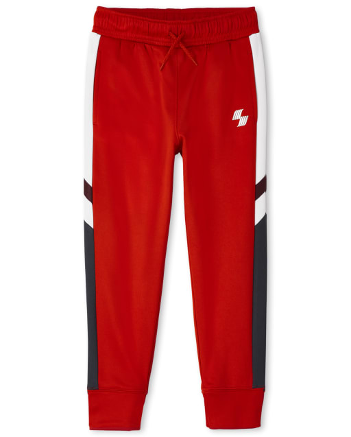 Boys Fleece Performance Colorblock Jogger Pants