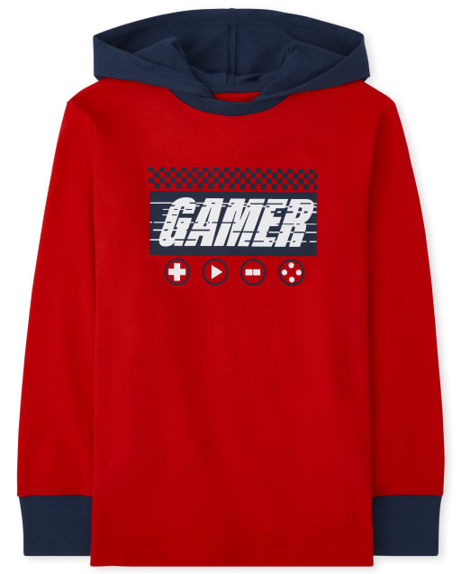 Boys Gamer Hooded Top