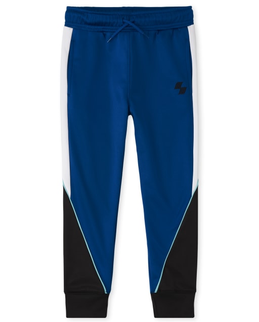 Boys Fleece Performance Colorblock Jogger Pants