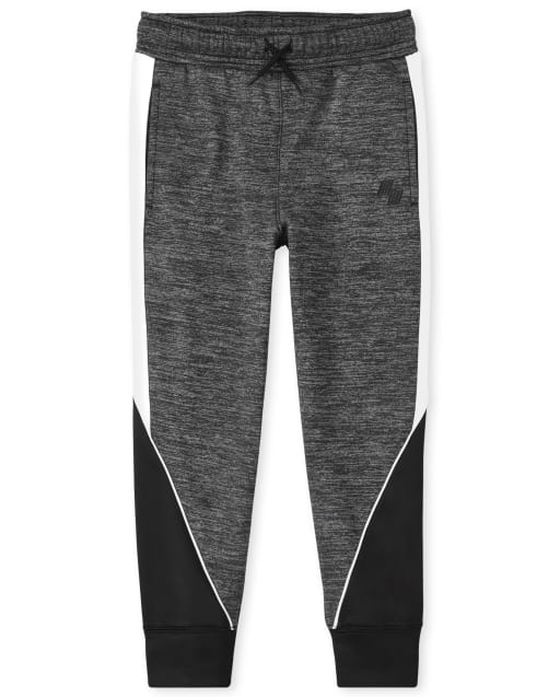 Boys Fleece Performance Colorblock Jogger Pants