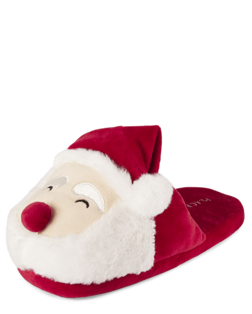 Unisex Adult Matching Family Christmas Santa Slippers