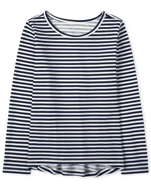 Girls Striped Tee Shirt