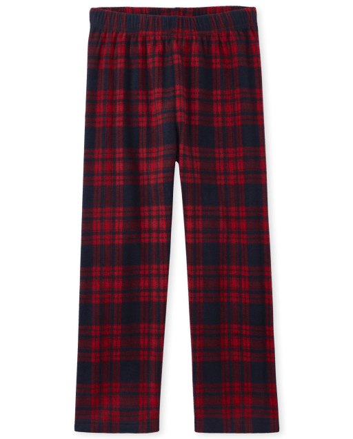Pantalones de pijama de felpa con estampado para niños