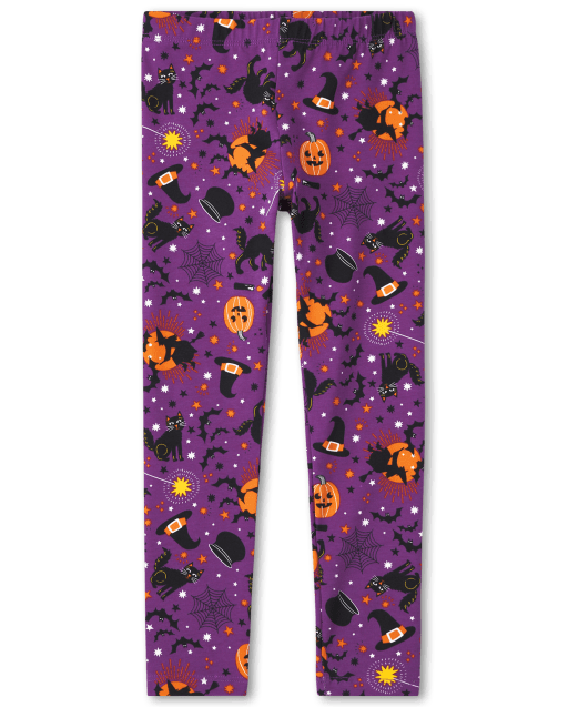 Girls Halloween Leggings