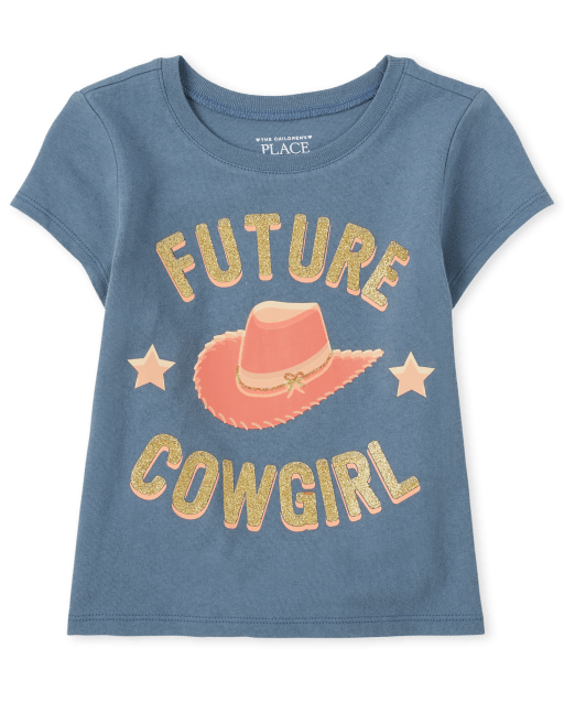 Camiseta estampada Future Cowgirl para bebés y niñas pequeñas