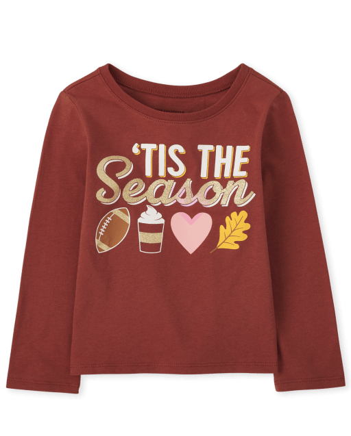 Baby And Toddler Girls 'Tis The Season Graphic Tee