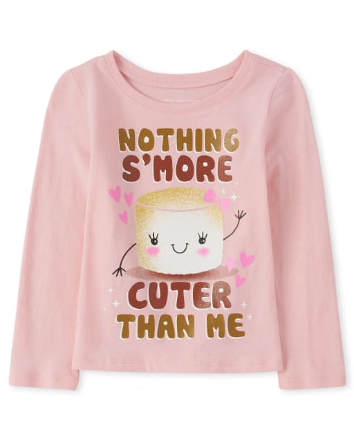 Baby And Toddler Girls S'more Graphic Tee