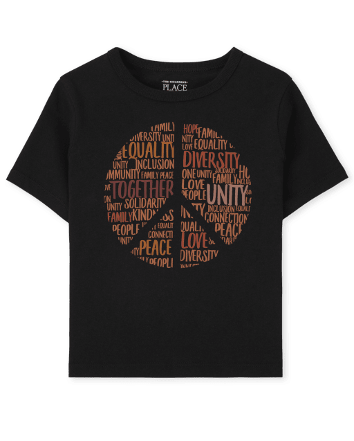 Baby And Toddler Matching Family Peace Sign Graphic Tee