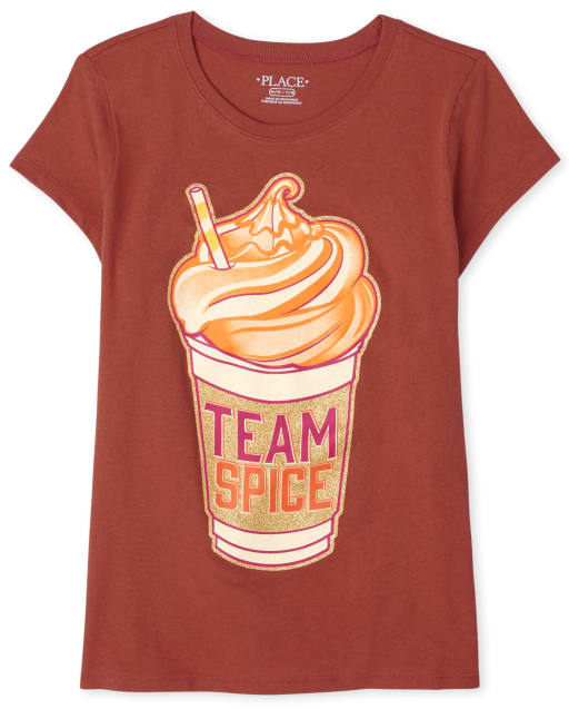 Girls Pumpkin Spice Graphic Tee
